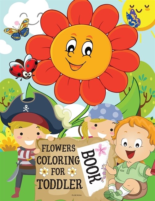 Flowers Coloring Book for Toddlers (Paperback)