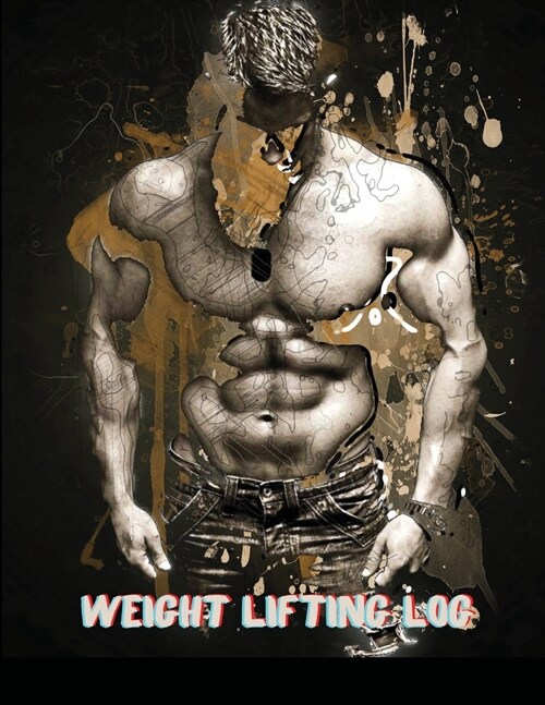 Weight Lifting Log: Track Exercise, Reps, Weight, Sets, Measurements and Notes - Weight Lifting Companion Black Edition (Paperback)