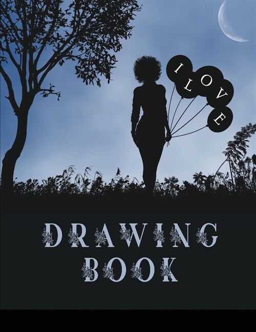 Drawing Book: 110 Pages, 8.5 x 11 Large Sketchbook Journal White Paper (Blank Drawing Books) (Paperback)