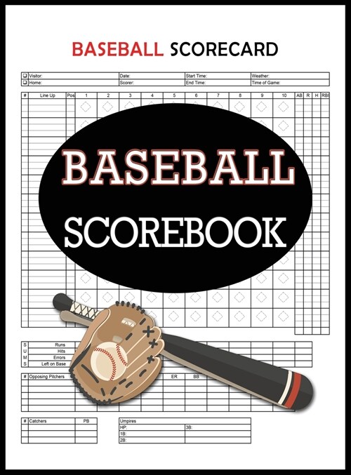 Baseball Scorecard, Baseball Scorebook: 100 Pages Baseball Score Sheet, Baseball Scorekeeper Book, Baseball Scorecard (Hardcover, Baseball Scorec)