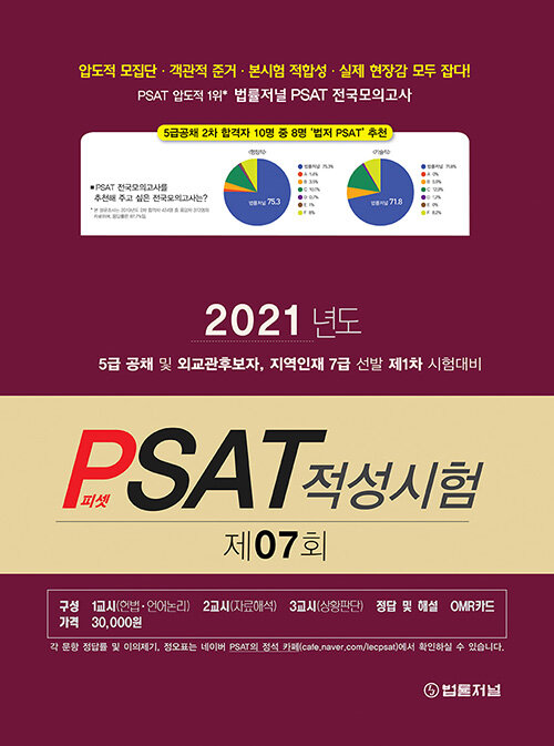2021 제7회 법률저널 헌법 + PSAT 봉투모의고사