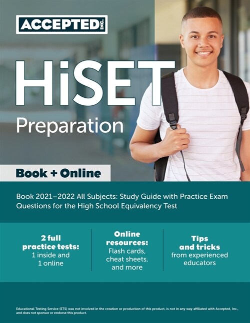 HiSET Preparation Book 2021-2022 All Subjects: Study Guide with Practice Exam Questions for the High School Equivalency Test (Paperback)