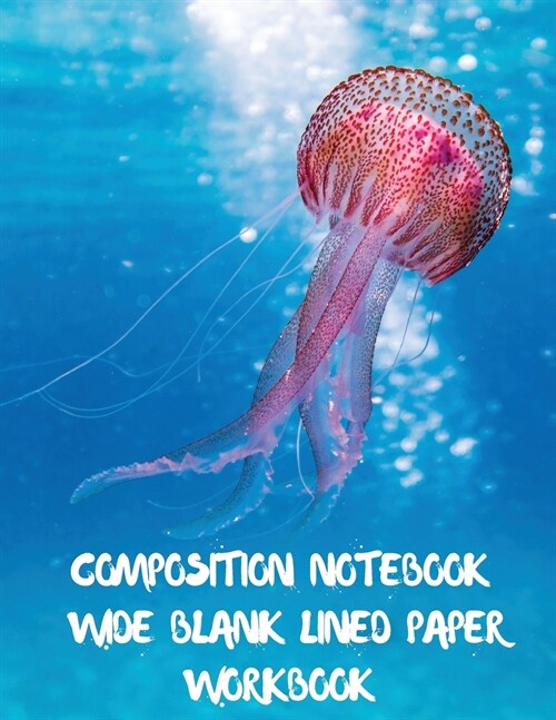 Composition Notebook Wide Blank Lined Paper Workbook (Paperback)