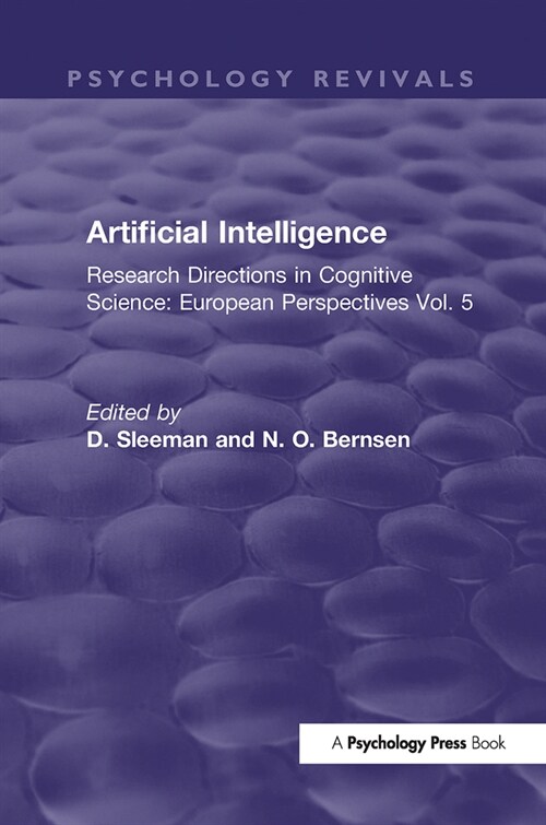 Artificial Intelligence : Research Directions in Cognitive Science: European Perspectives Vol. 5 (Paperback)