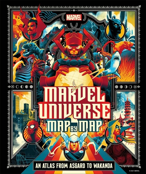 Marvel Universe Map by Map (Hardcover)