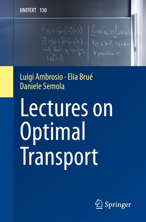 Lectures on Optimal Transport (Paperback)