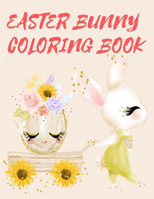 Easter Bunny Coloring Book (Paperback)