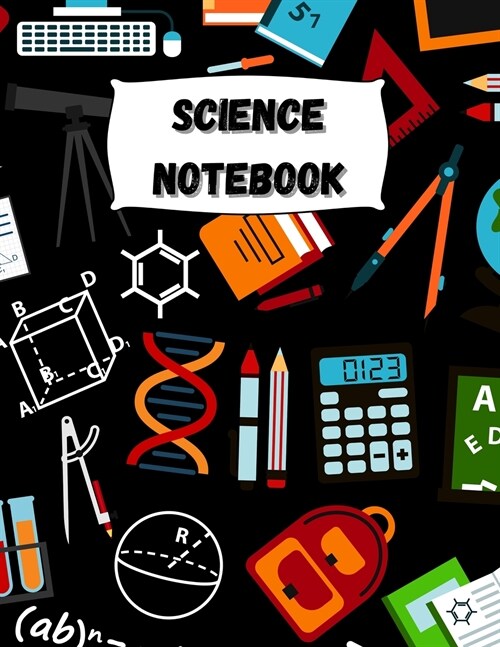 Science Notebook: Large Simple Graph Paper Notebook / Science Notebook / 120 Quad ruled 5x5 pages 8.5 x 11 / Grid Paper Notebook for Sci (Paperback)