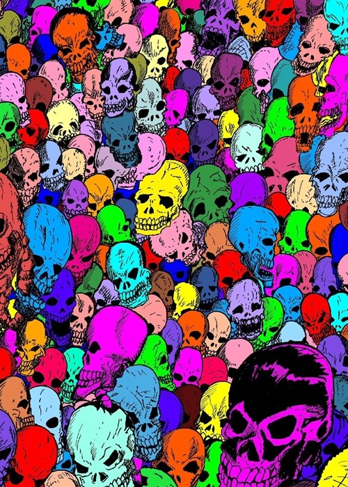 Gathering of Skulls Journal - Multicolor (Paperback)