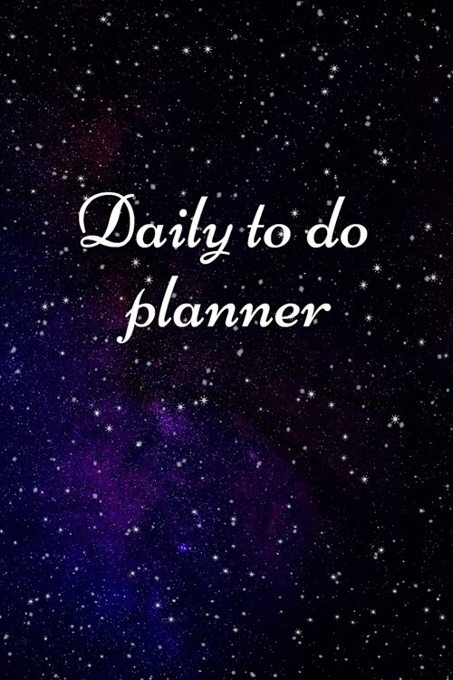 Daily to do planner: To-Do List Notebook, Planner, Daily Checklist, 6x9 inch (Paperback)