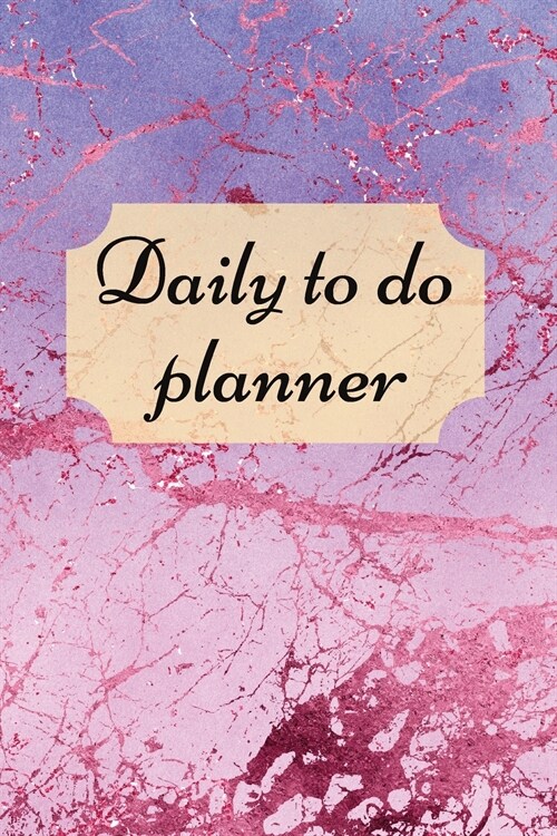 Daily to do planner: To-Do List Notebook, Planner, Daily Checklist, 6x9 inch (Paperback)