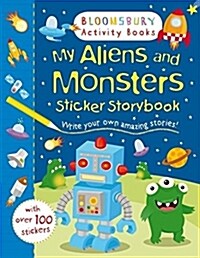 My Aliens and Monsters Sticker Storybook (Paperback)