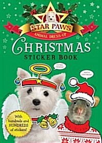 Christmas Sticker Book: Star Paws : An Animal Dress-up Sticker Book (Paperback, Illustrated ed)