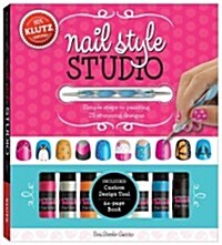 [중고] Nail Style Studio: Simple Steps to Painting 25 Stunning Designs [With 6 Bottles of Nail Polish, Custom Design Tool and 250 Stick-On Stencils] (Paperback)