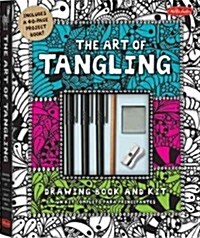 The Art of Tangling Drawing Book & Kit: Inspiring Drawings, Designs & Ideas for the Meditative Artist [With 1 Pencil, 2 Pens and Eraser and Sharpener (Paperback)