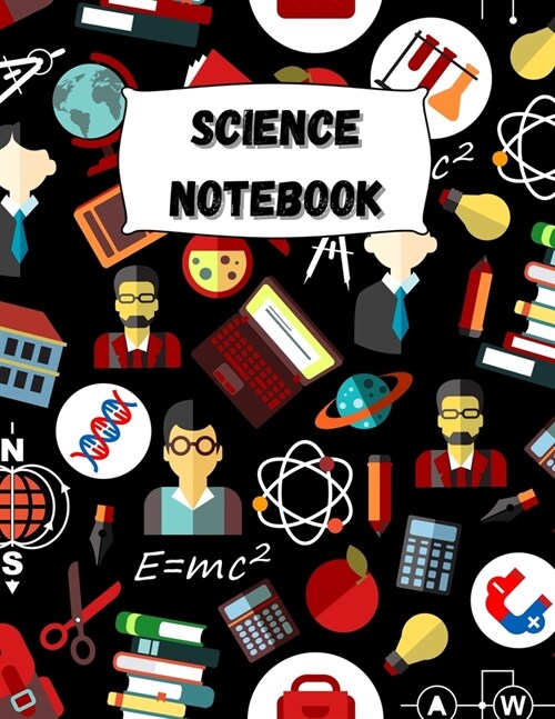 Science Notebook: Large Simple Graph Paper Notebook / Science Notebook / 120 Quad ruled 5x5 pages 8.5 x 11 / Grid Paper Notebook for Sci (Paperback)