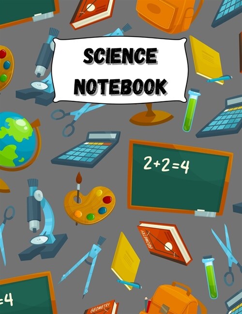 Science Notebook: Large Simple Graph Paper Notebook / Science Notebook / 120 Quad ruled 5x5 pages 8.5 x 11 / Grid Paper Notebook for Sci (Paperback)