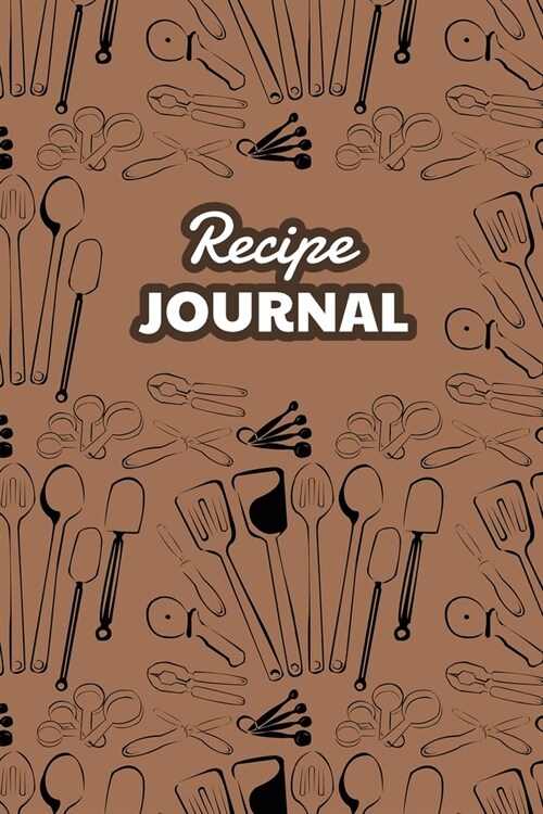 Recipe Journal: Blank Cookbook, Recipes Organizer Notebook, Great for 100 Recipes, Recipe Book to Write in Your Own Recipes, White Pap (Paperback)