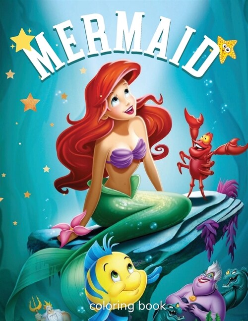 Mermaid Coloring Book for Kids: Gorgeous 40 Cute, Unique Coloring Pages with Mermaid For Kids Ages 4-8, 9-12 - Activity Book for Kids (Paperback)