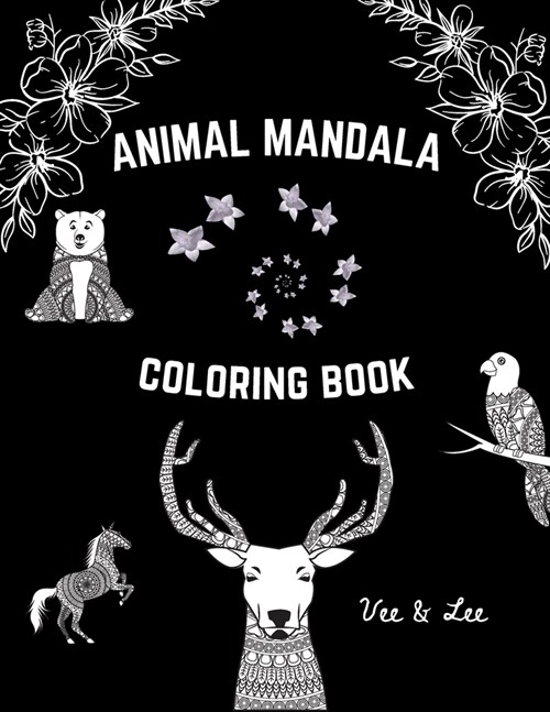 Animal Mandala Coloring Book (Paperback)