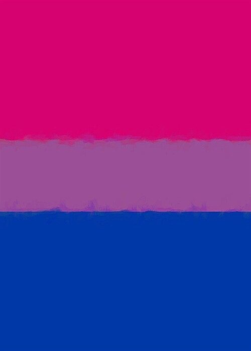 Bisexual Pride Flag Sketch Journal (Paperback)