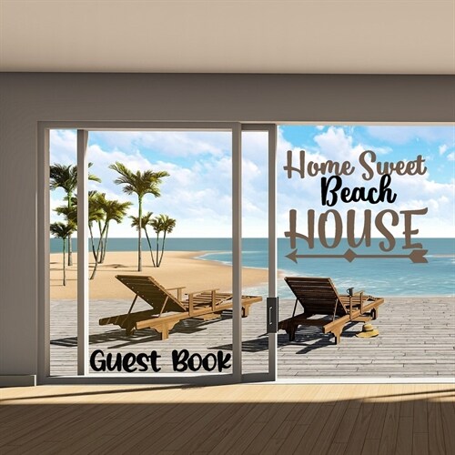 Home Sweet Beach House-Guest Book (Paperback)