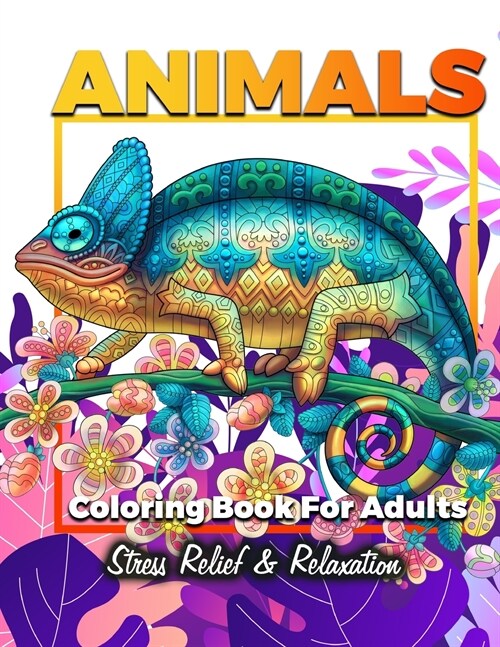 Animals Adult Coloring Book: Detailed Drawings for Adults; Fun Creative Arts & Craft Activity, Zendoodle, Relaxing ... Mindfulness, Relaxation & St (Paperback)
