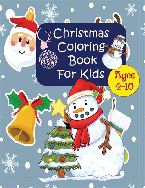 Christmas Coloring Book for Kids 4-10 (Paperback)