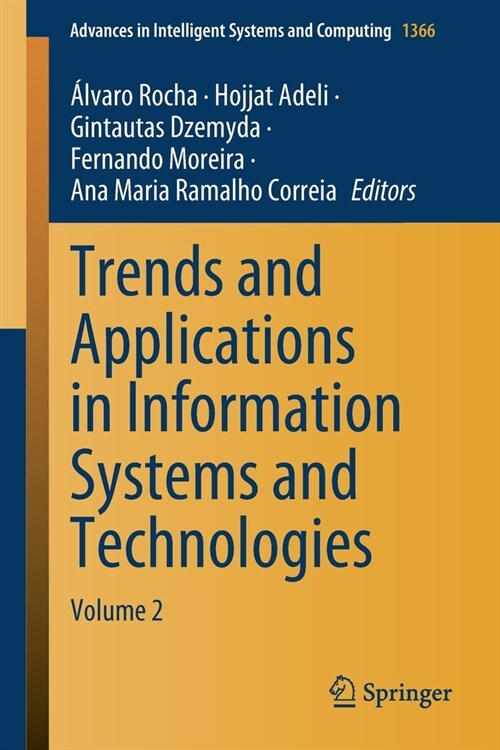 Trends and Applications in Information Systems and Technologies: Volume 2 (Paperback, 2021)