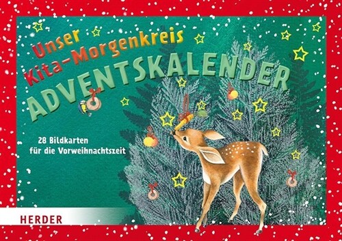 Unser Kita-Morgenkreis Adventskalender: 28 Bildkarten Fur Die Vorweihnachtszeit (Hardcover)