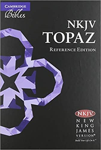 NKJV Topaz Reference Edition, Black Calfsplit Leather, Nk674: Xrl (Leather)