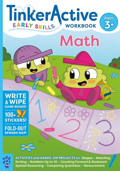 Tinkeractive Early Skills Math Workbook Ages 3+ (Paperback)