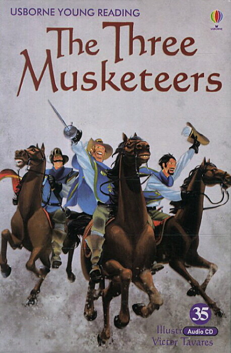 Usborne Young Reading Set 3-35 : The Three Musketeers (Paperback + Audio CD 1장)