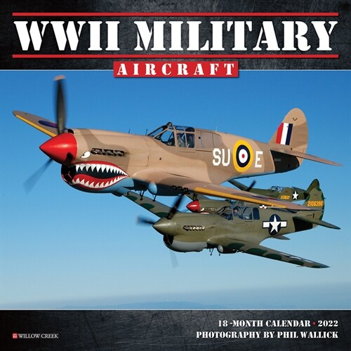 WWII Military Aircraft 2022 Mini Wall Calendar (Mini)