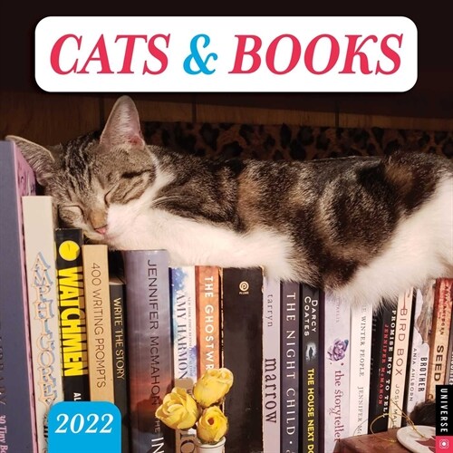 Cats & Books 2022 Wall Calendar (Wall)