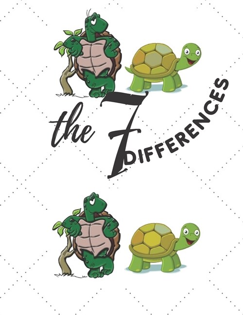 The 7 differences: Spot the Differences Picture Puzzles for Kids. (Paperback)