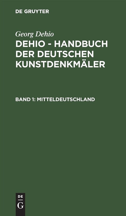 Mitteldeutschland (Hardcover, Reprint 2020)