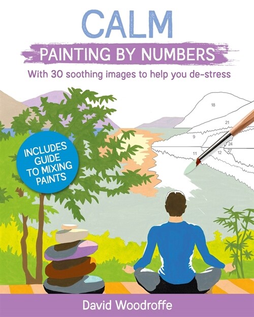 Calm Painting by Numbers: With 30 Soothing Images to Help You De-Stress. Includes Guide to Mixing Paints (Paperback)