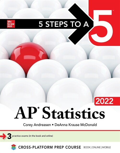 [중고] 5 Steps to a 5: AP Statistics 2022 (Paperback)