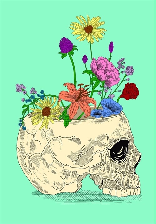 Flower Skull Journal (Hardcover)