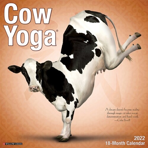 Cow Yoga 2022 Wall Calendar (Wall)