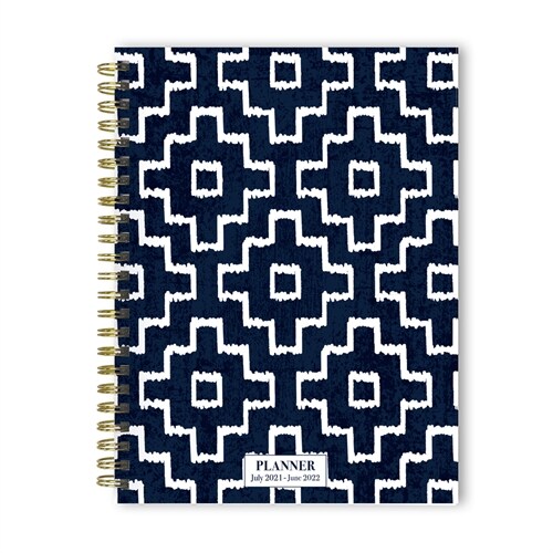 Cal 2022- Embroidered Blue Academic Year Planner (Other)