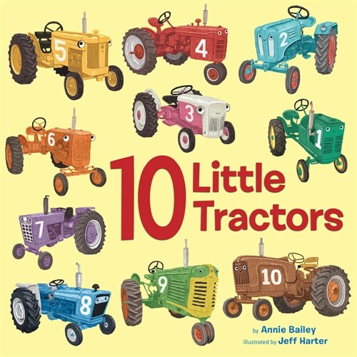 10 Little Tractors (Board Books)