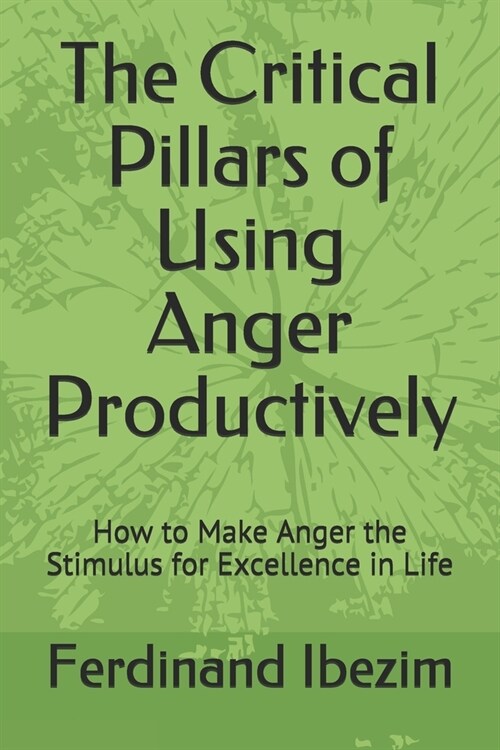 The Critical Pillars of Using Anger Productively: How to Make Anger the Stimulus for Excellence in Life (Paperback)