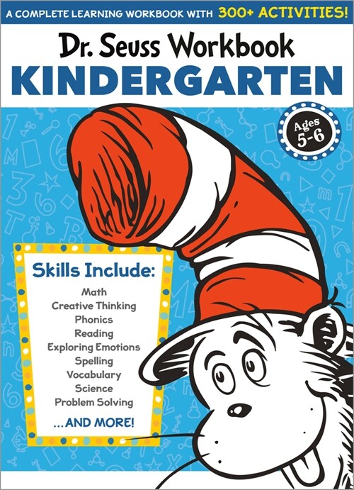 [중고] Dr. Seuss Workbook: Kindergarten: 300+ Fun Activities with Stickers and More! (Paperback)