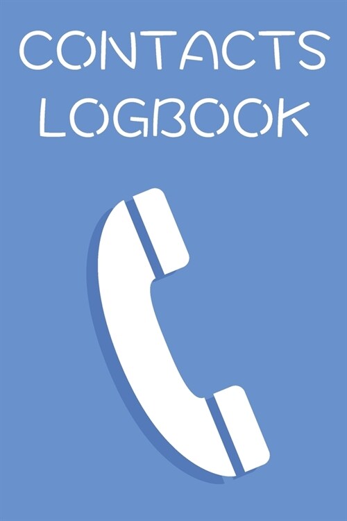 Contacts Logbook: Address Book Journal Notebook with Customisable Tabs (Paperback)