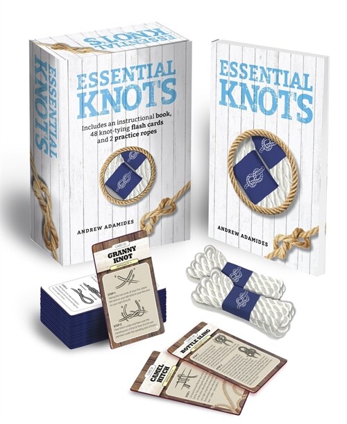 Essential Knots Kit: Includes Instructional Book, 48 Knot-Tying Flash Cards and 2 Practice Ropes [With Cards] (Paperback)