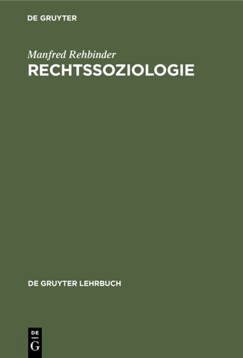 Rechtssoziologie (Hardcover, 2, 2., Vollig Neub)