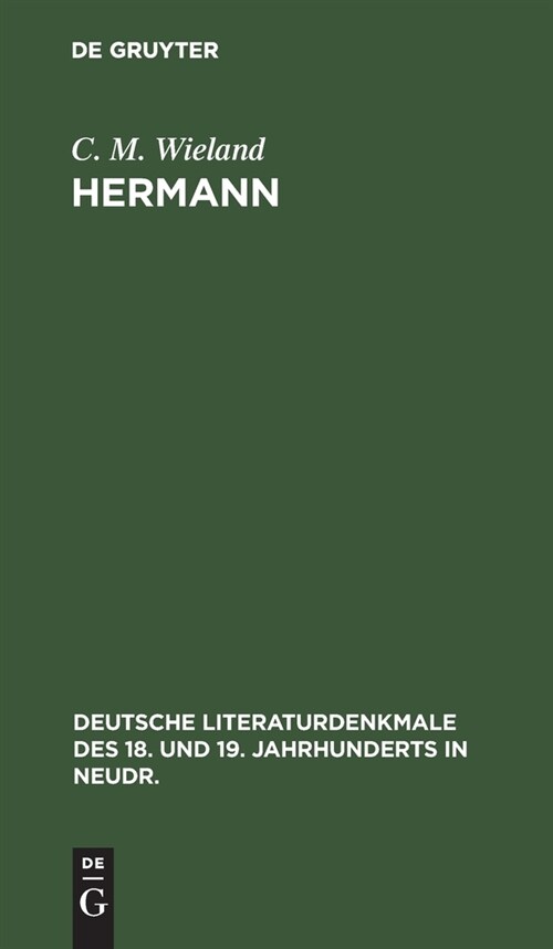 Hermann (Hardcover, Reprint 2020)
