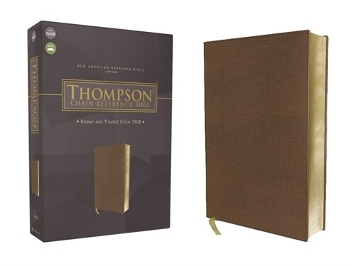 Nasb, Thompson Chain-Reference Bible, Leathersoft, Brown, Red Letter, 1977 Text (Imitation Leather)